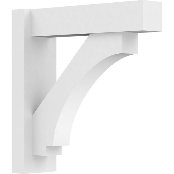 Ekena Millwork Imperial Architectural Grade PVC Outlooker with Block Ends, 5"W X 18"D X 18"H OUTP05X18X18IMP05 - main